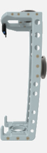 Hillaero LTV 1200 FAA certified mountable bracket for Air Ambulance Airmed Helicopter or Fixed Wing Aircraft SIDE